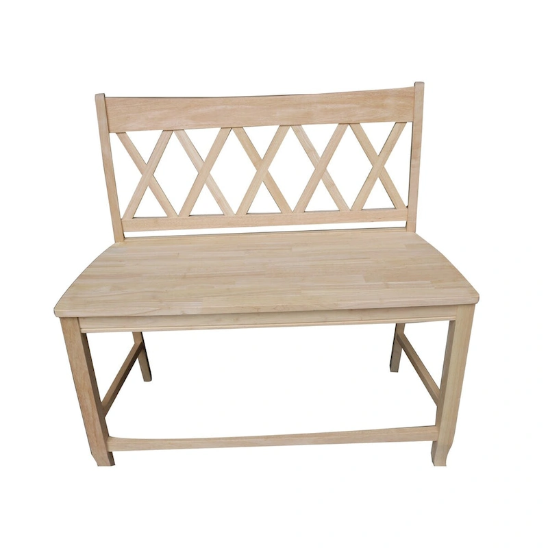 Double X-Back Bench - 24 Seat Height