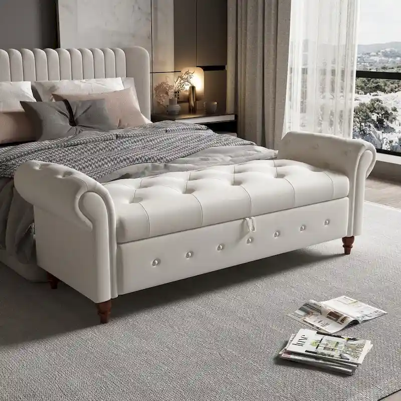 Bench Ottoman with Storage