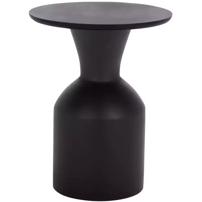 Tazon Round Accent Table - ACC3259 - Black - Safavieh