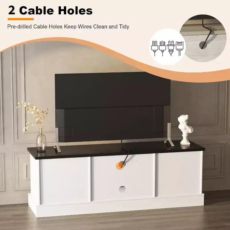 Media Console: Where Modern Entertainment Meets Rustic Warmth