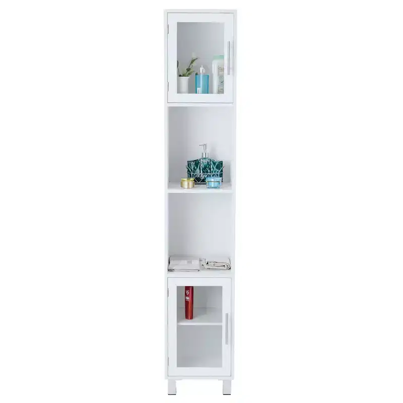 Costway 71 Bathroom Tall Tower Storage Cabinet Organizer Display Shelves Bedroom