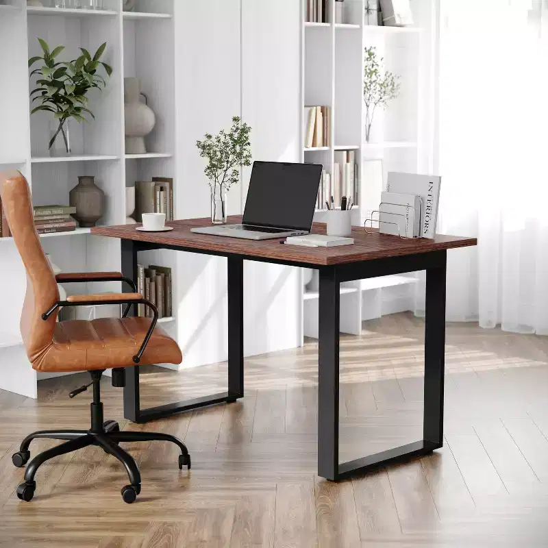 Flash Furniture Redmond Commercial 48x30 Conference Table with 1 Thick Double Sided Laminate Table Top with PVC Edging and Heavy Duty U-Frame Steel Base