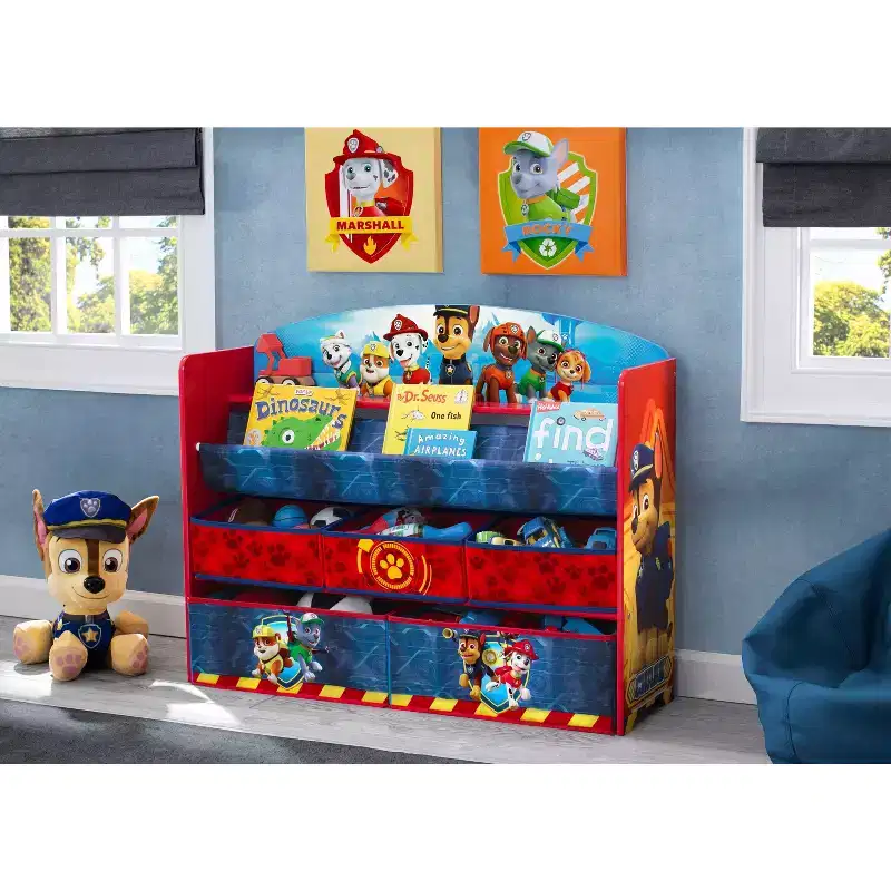 Delta Children PAW Patrol Deluxe Bookshelf and Toy Organizer