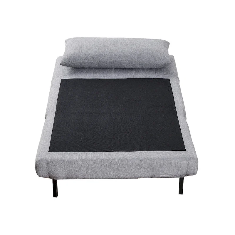 Foldable Sleep Chair with Hideaway Legs and Backrest Pillow - 75.5D x 41W x 30H