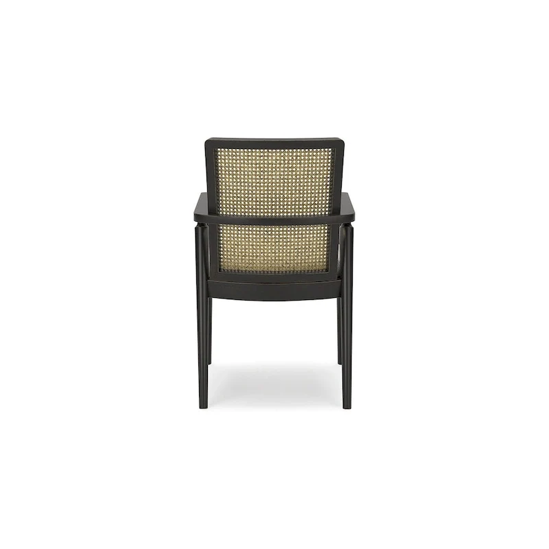 Black/Gray Dining Arm Chair - 22.13W x 22.38D x 35.13H