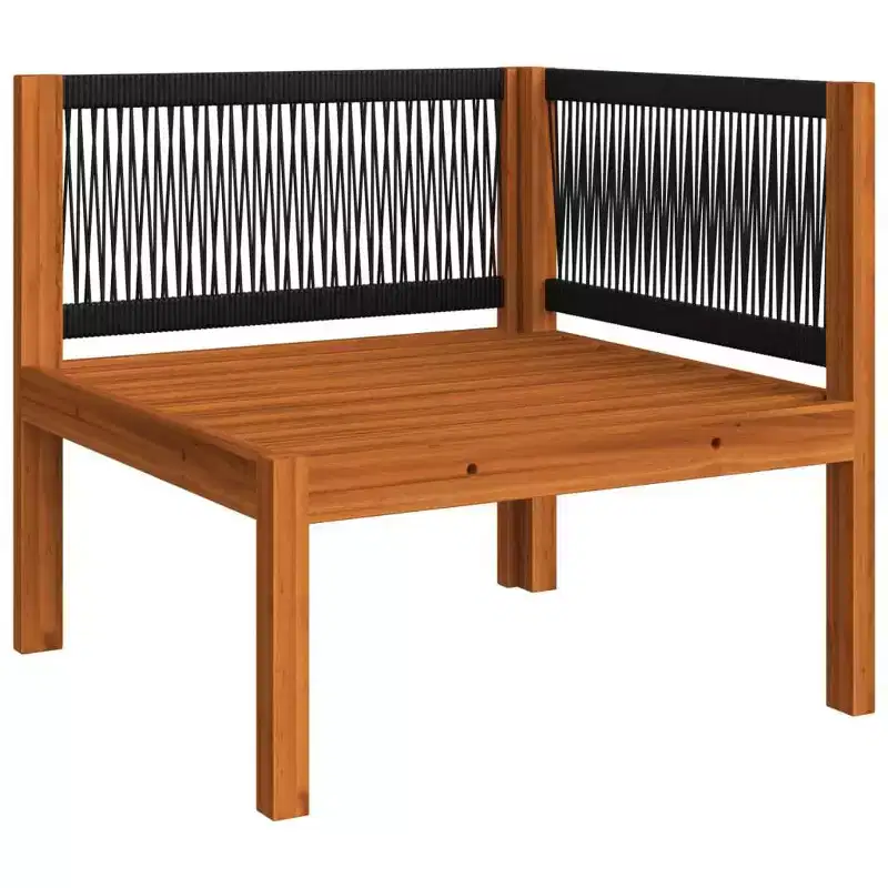 vidaXL Garden Lounge Set Cream, Natural Wood Solid Acacia wood Standard