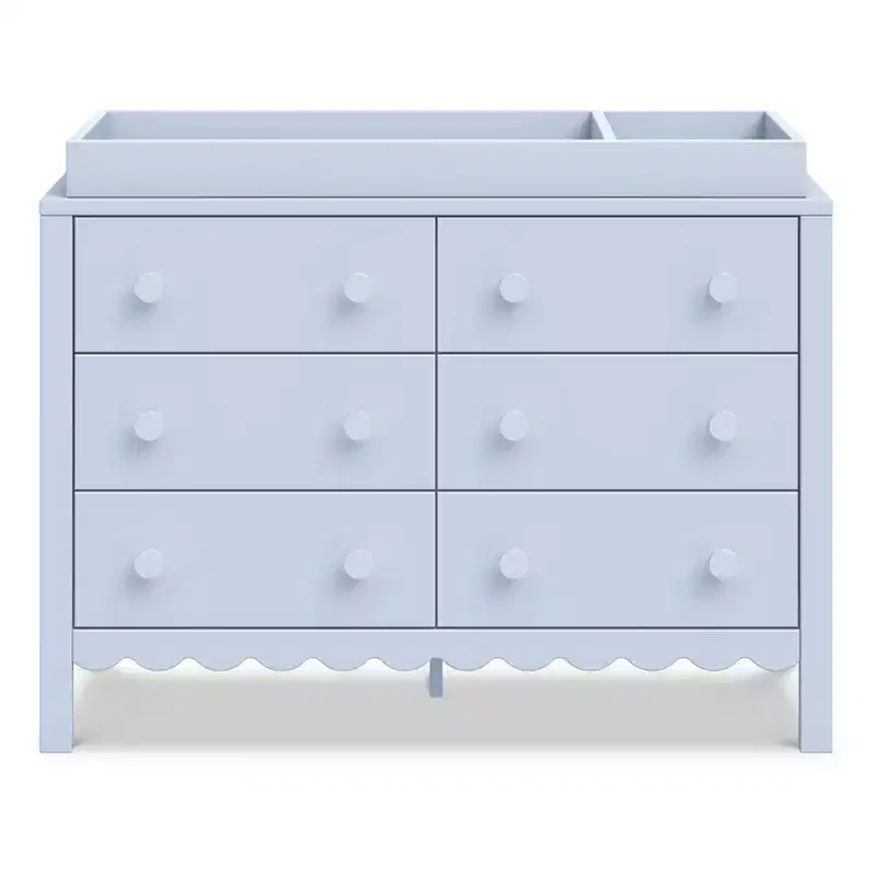Scallop 6-Drawer Dresser