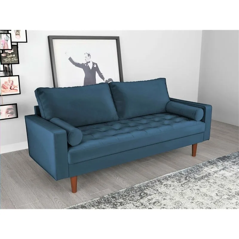 Velvet Mid-century Style Sofa