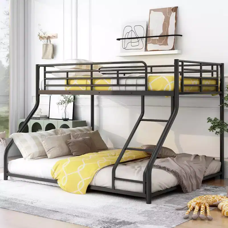 Stylish Metal Floor Bunk Bed