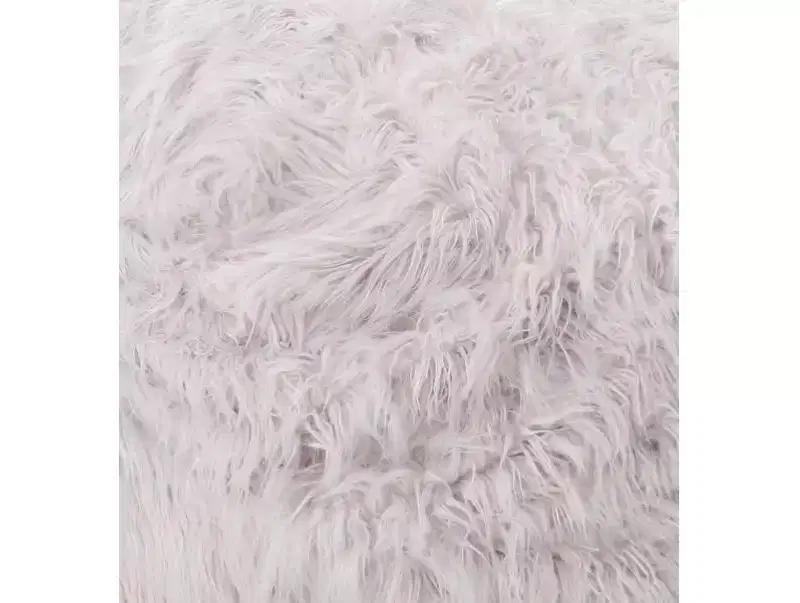 TUYOHW Faux Fur Bean Bag Chair, High-Density Foam Round Floor Chair for Plush Comfort, Cozy Lounge Chair for Living Room