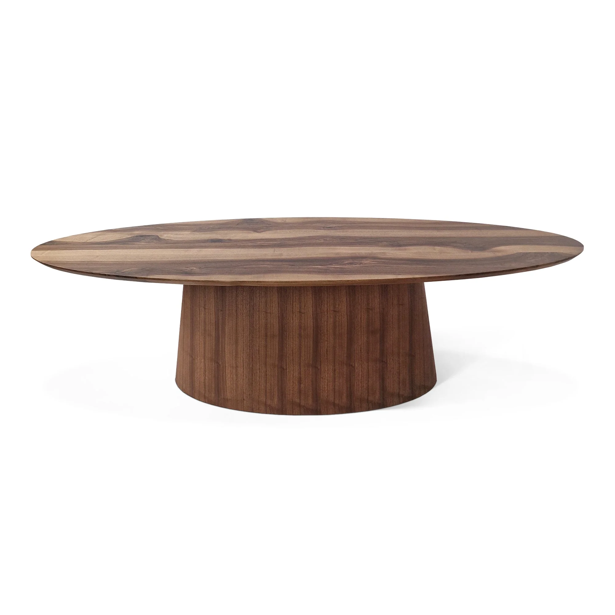 Oval Walnut Table - Introducing our handcrafted round oak dining table - a stunning addition to any home - Made from solid wood this table combines