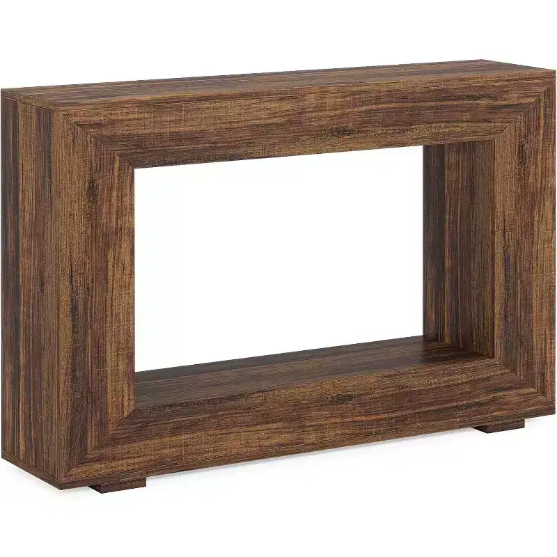 Tribesigns 47-Inch Farmhouse Console Table with Storage, Industrial Entryway Accent Table for Living Room, Hallway, Entrance