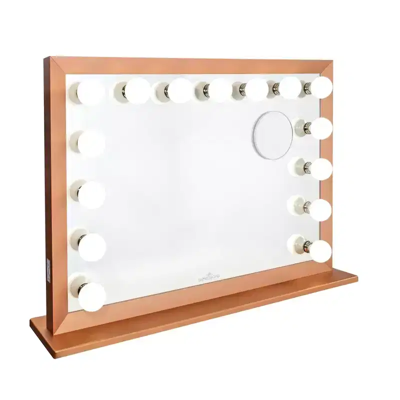 Hollywood Style LED Vanity Mirror with Bluetooth Speaker and Dimmer