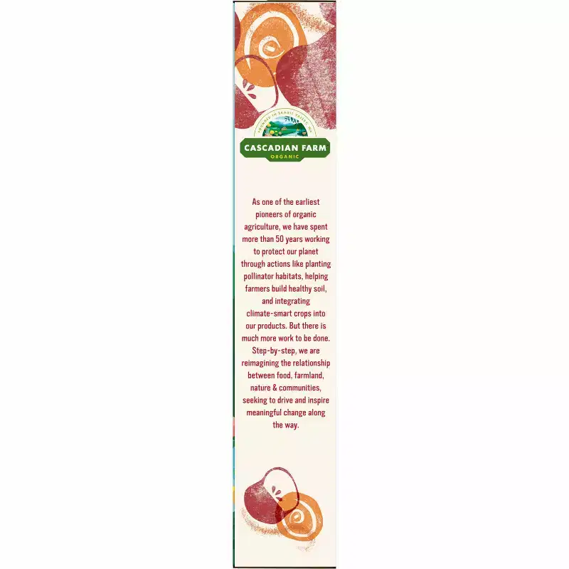 Cascadian Farm No Added Sugar Cinnamon Apple Breakfast Cereal - 12oz