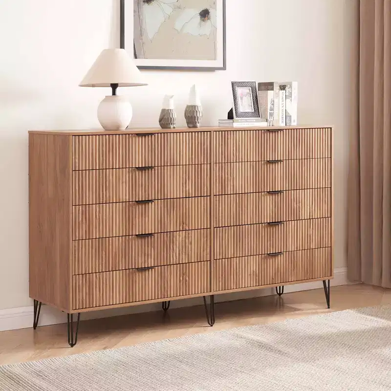 10 Drawer Double Dresser