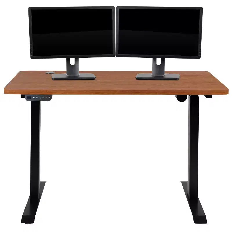 Flash Furniture Electric Height Adjustable Standing Desk - Table Top 48 Wide - 24 Deep