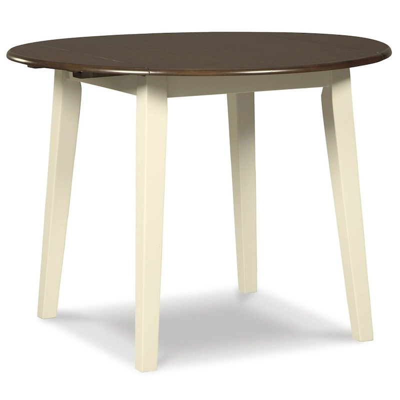 Signature Design by Ashley Woodanville Cream/Brown 5-Piece Dining Package