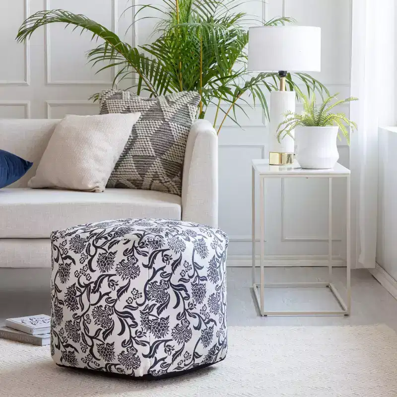 Chamonix Indoor/Outdoor Pouf - Anji Mountain