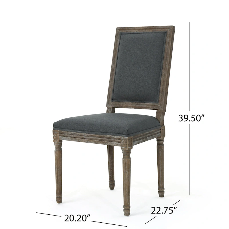 Ledger Traditional Fabric Dining Chair (Set of 2) by Christopher Knight Home