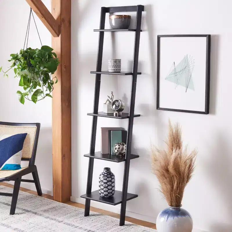 Allaire 5 Tier Leaning Etagere