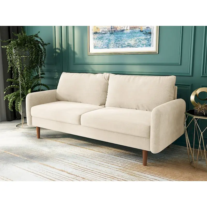 70Velvet Square Arm Sofa