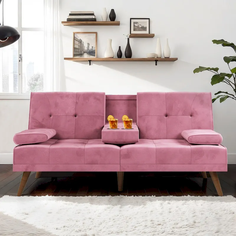 Futzca Futon Couch Sofa Bed, Small Sleeper Sofa Chair Loveseat