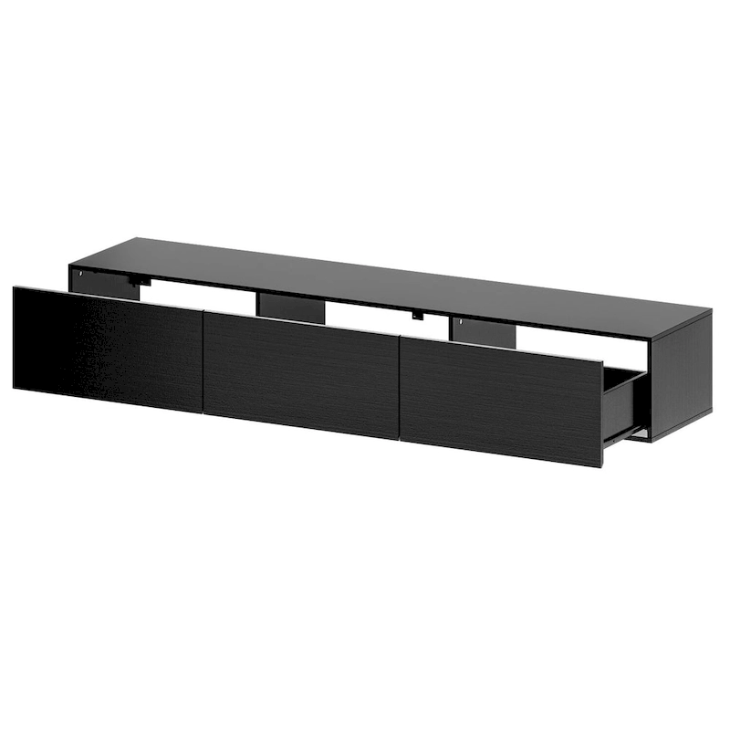 63 TV Stand Hanging TV Consoles Wall TV Cabinet with LED Entertain