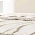 MAYEERTY Brick Pattern Upholstered Platform Bed with Twin XL Trundle, No Box Spring Needed