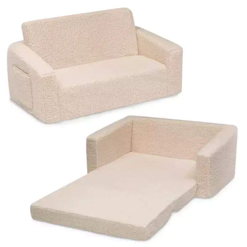 Kids Flip-Out Convertible Sofa to Lounger