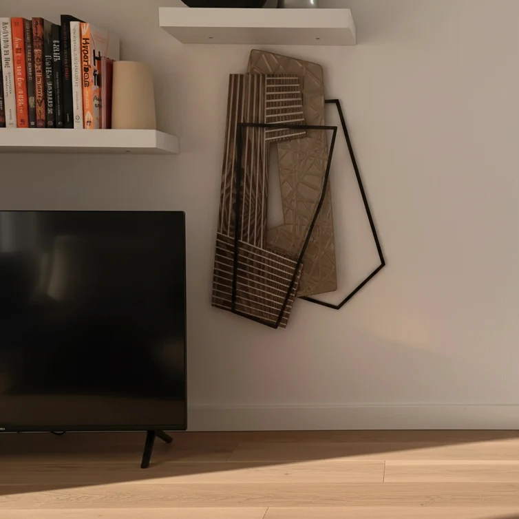 Decorazione da parete  Metallo 36 cm Marrone