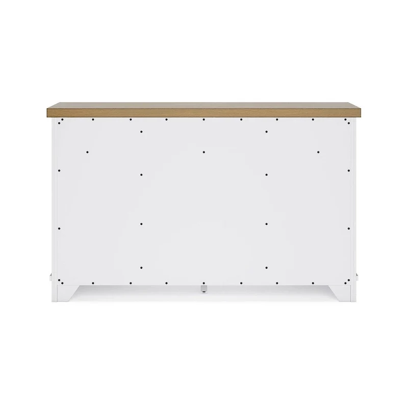 White/Natural Dining Server - 60 W x 19 D x 37 H