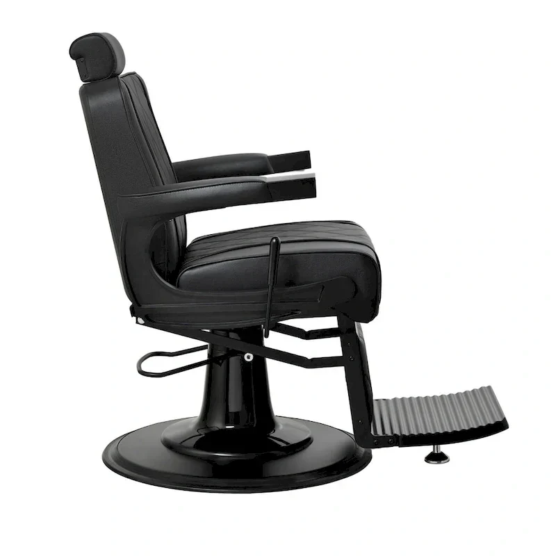 Heavy Duty Barber Chair Reclining Barbershop Styling Chair, Black