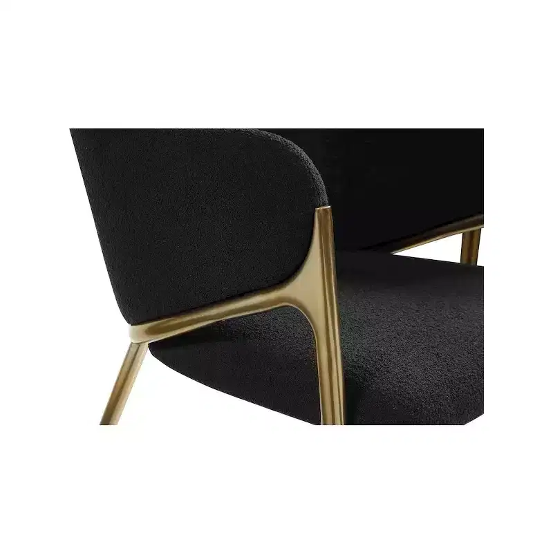 Meridian Furniture,Nial Boucle Fabric Dining Chair, Set of 2