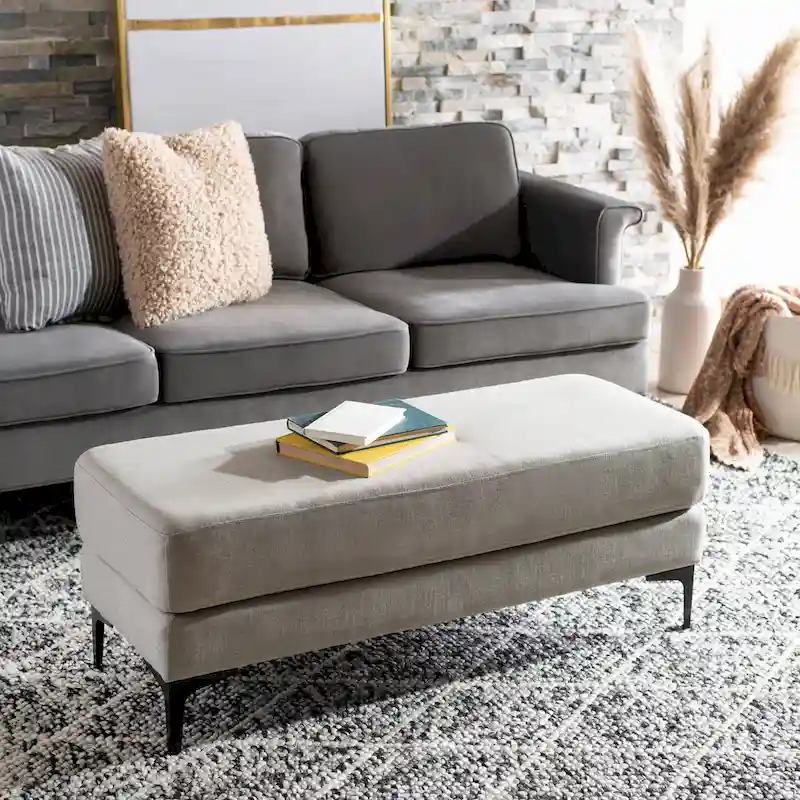 SAFAVIEH Roena Rectangular Bench - 48 x 18 x 18 - 48Wx18Dx18H