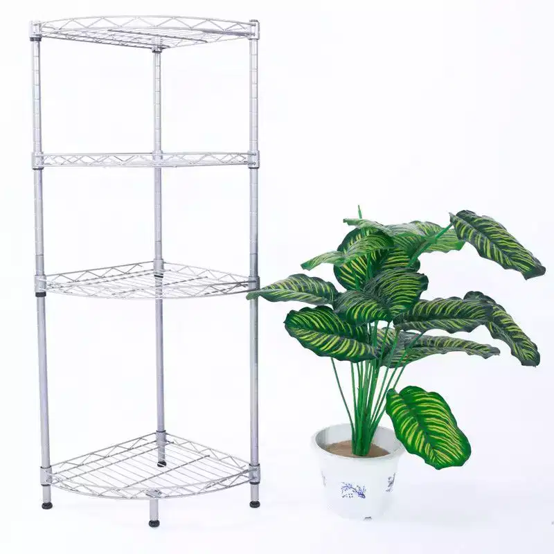 4-Tier Metal Shelving Unit, 11.81