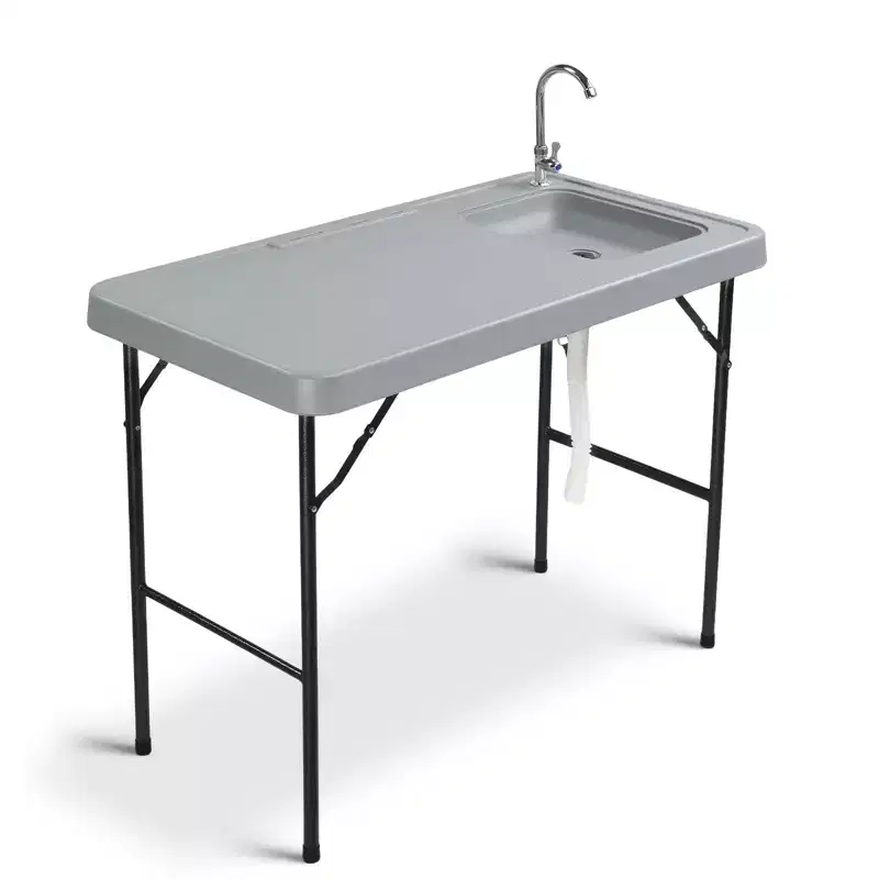 Karl Home 44.8 inch Patio Folding Fish Cleaning Table
