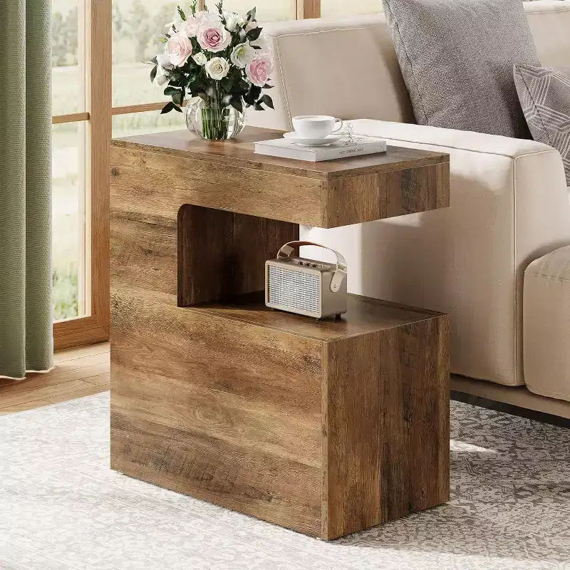 C-Shaped End Table, 25.59
