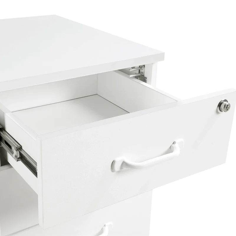 3-Drawer Mobile File Cabinet