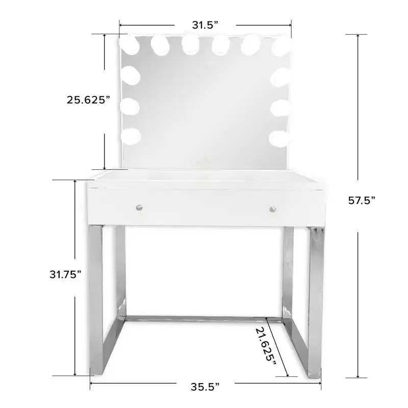Impressions Vanity SlayStation Scarlett Vanity Table