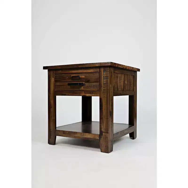 Jofran,Cannon Valley Distressed Industrial End Table