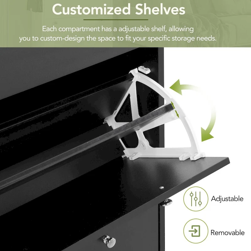Shoe Cabinet with 3 Flip Drawers,Wood Grain Pattern with 3 Hooks,Free Standing Shoe Rack with Adjustable Panel