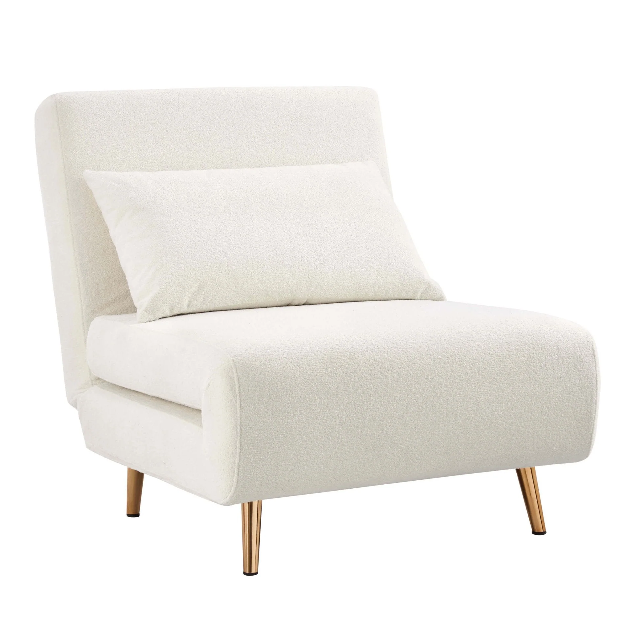Single Sofa Bed - Cream