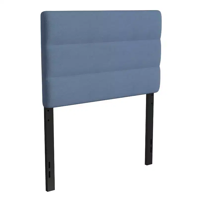 Merrick Lane Headboard with Tufted Upholstery and Powder Coated Metal Frame