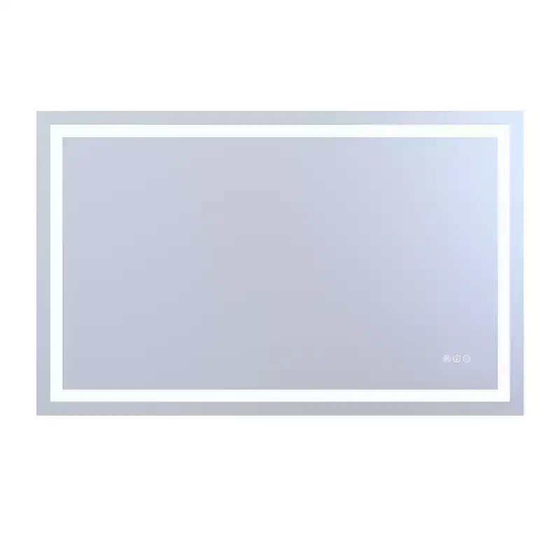 48x30 Wall Bathroom Mirror with 3 Color Temperatures, Anti-Fog ETL Smart LED Vanity Mirror with Light