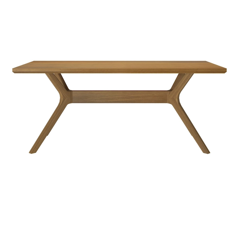 Plank and Beam Verso Cross Leg Rectangular Dining Table - 72