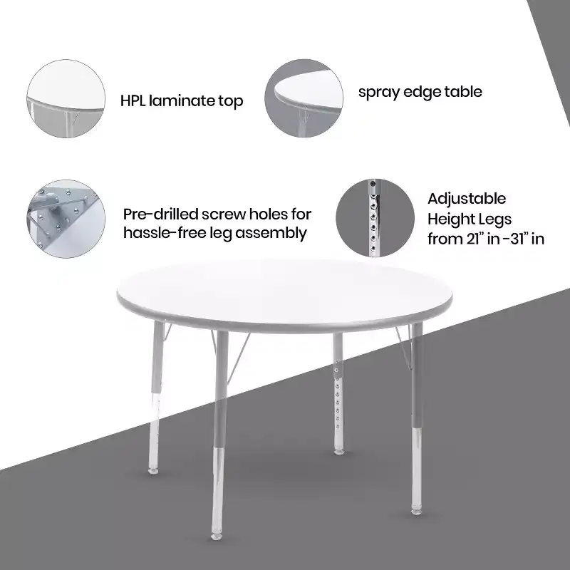 Round Activity Table, 36