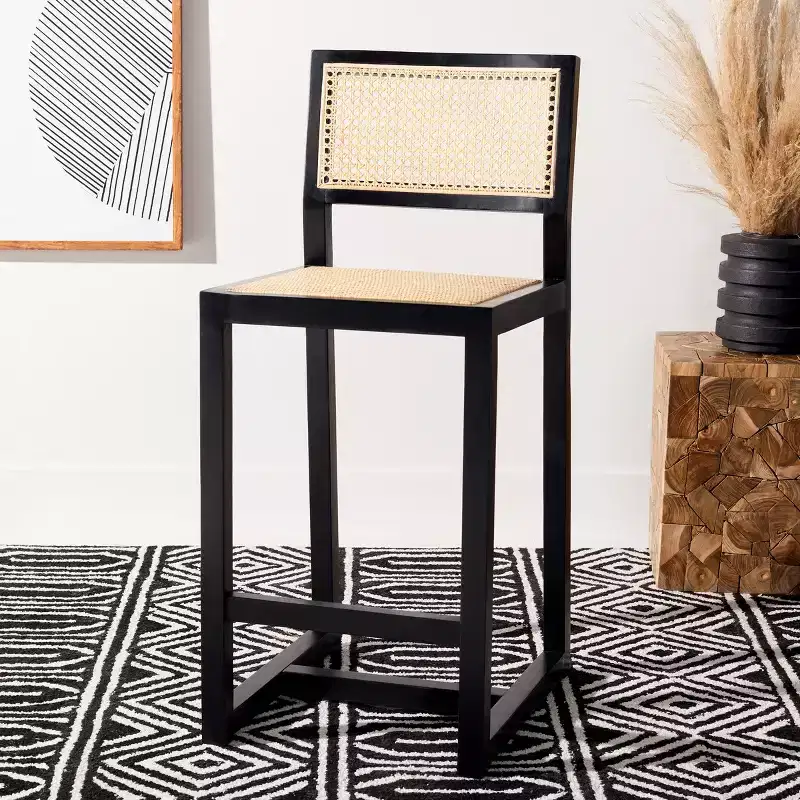 Seika Rattan Counter Stool - BST9502 - Safavieh