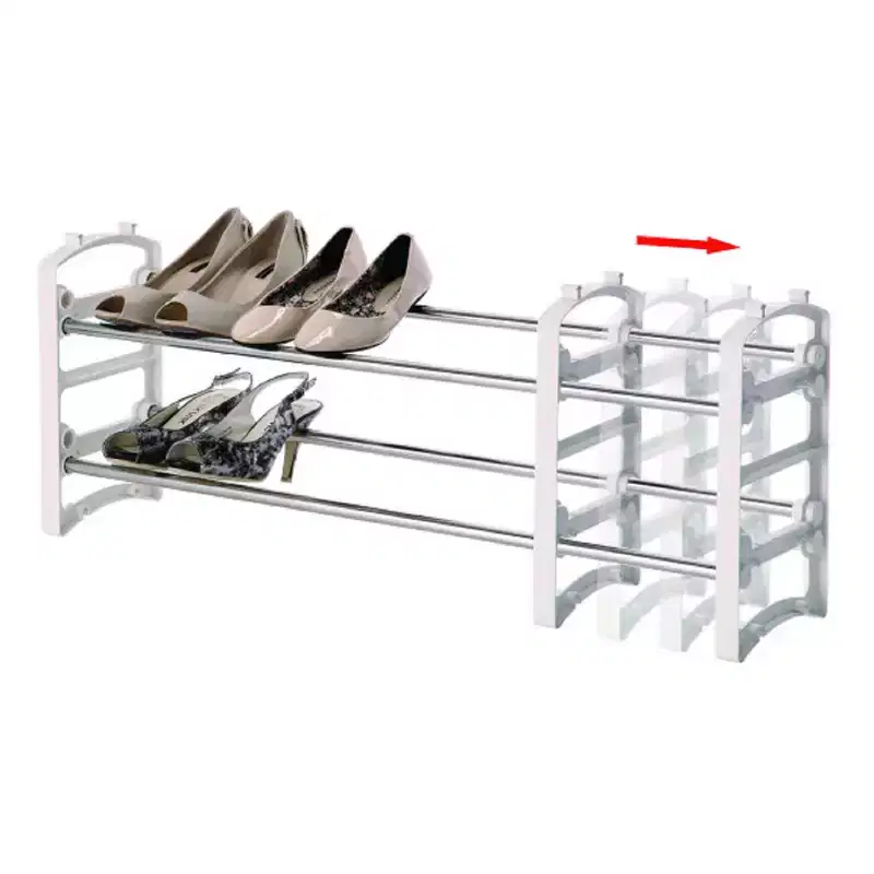 3-Tier Extendable Shoe Rack Storage Organizer