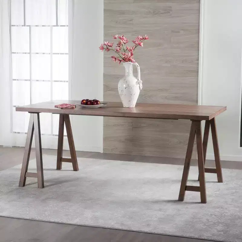 GDFStudio Sabrina Mid-Century Modern Wood Dining Table