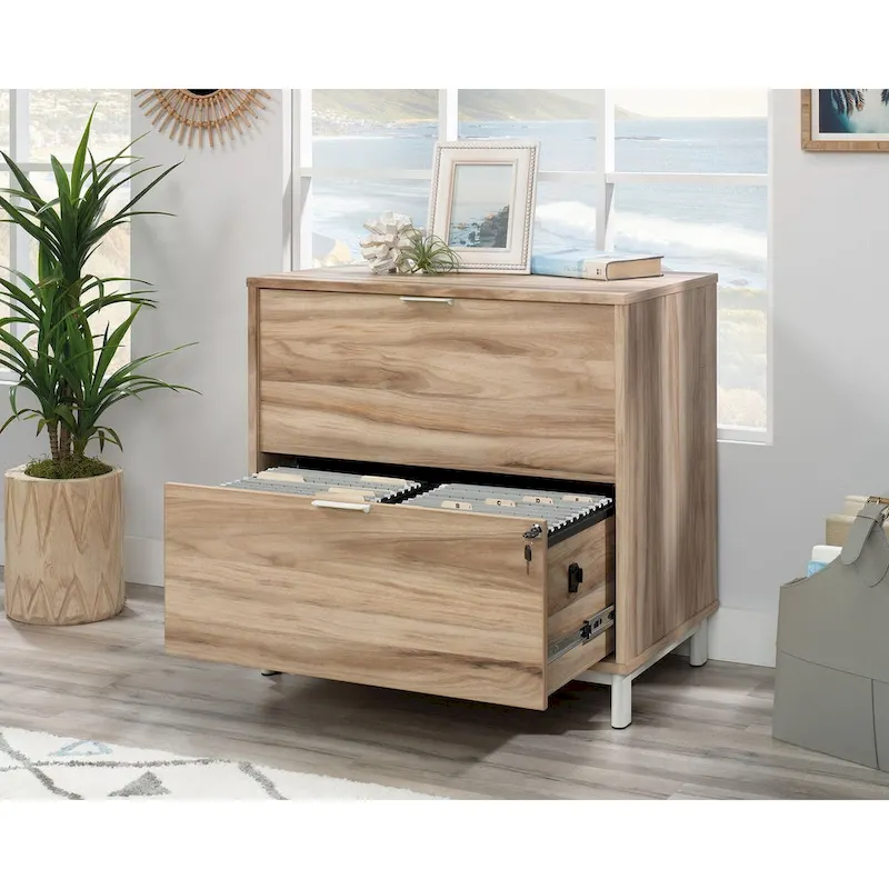 2-Drawer Lateral File Cabinet with Locking Drawer